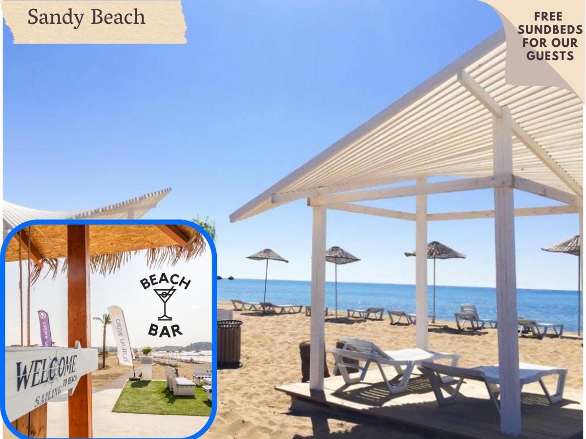 Luxury Sea View Two Bedroom Apartment In Caesar Resort & Spa, Long Beach Perivolia tou Trikomou 外观 照片